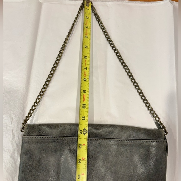 J. Crew Distressed Leather Envelope Clutch - Picture 11 of 11